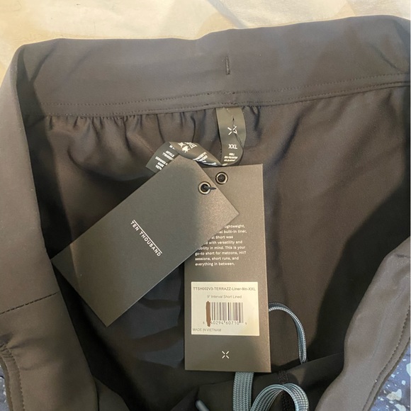 TEN THOUSAND Interval Short w/ Liner 9” Blue Black XXL - Picture 5 of 7